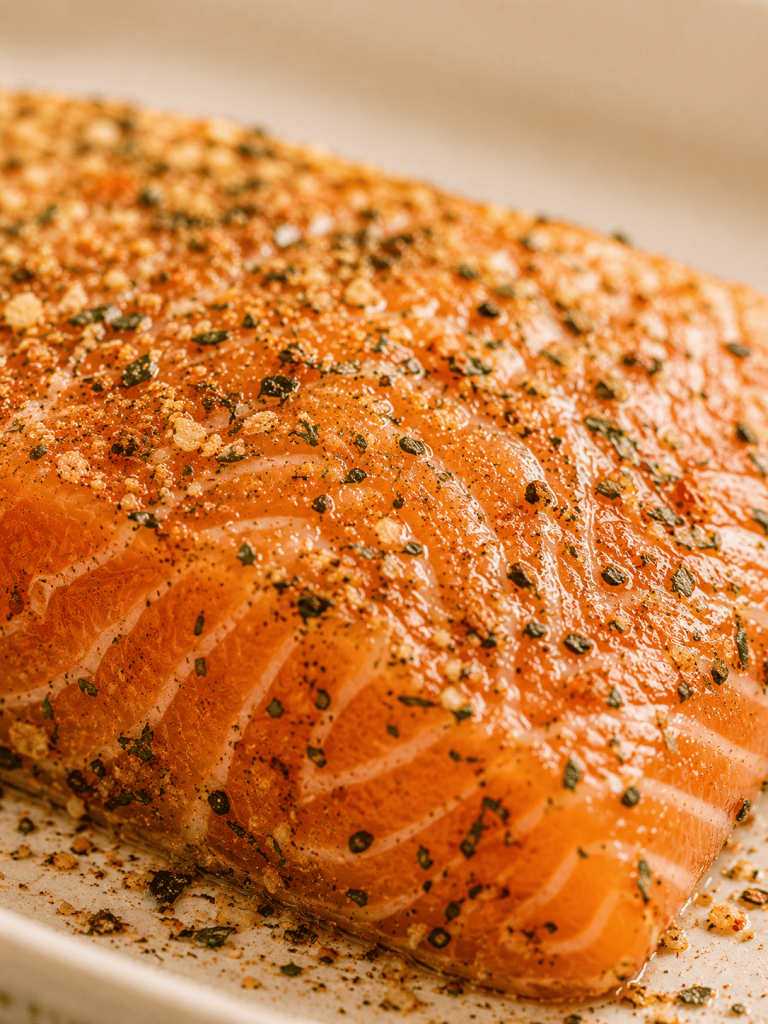 uncooked salmon