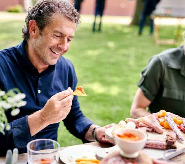 Solina consumers eating snacks