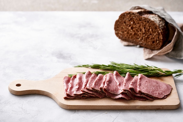 Pastrami slices