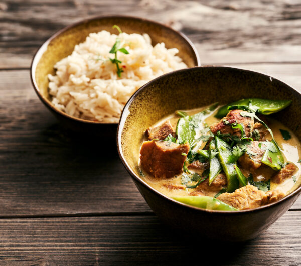 Curry and rice