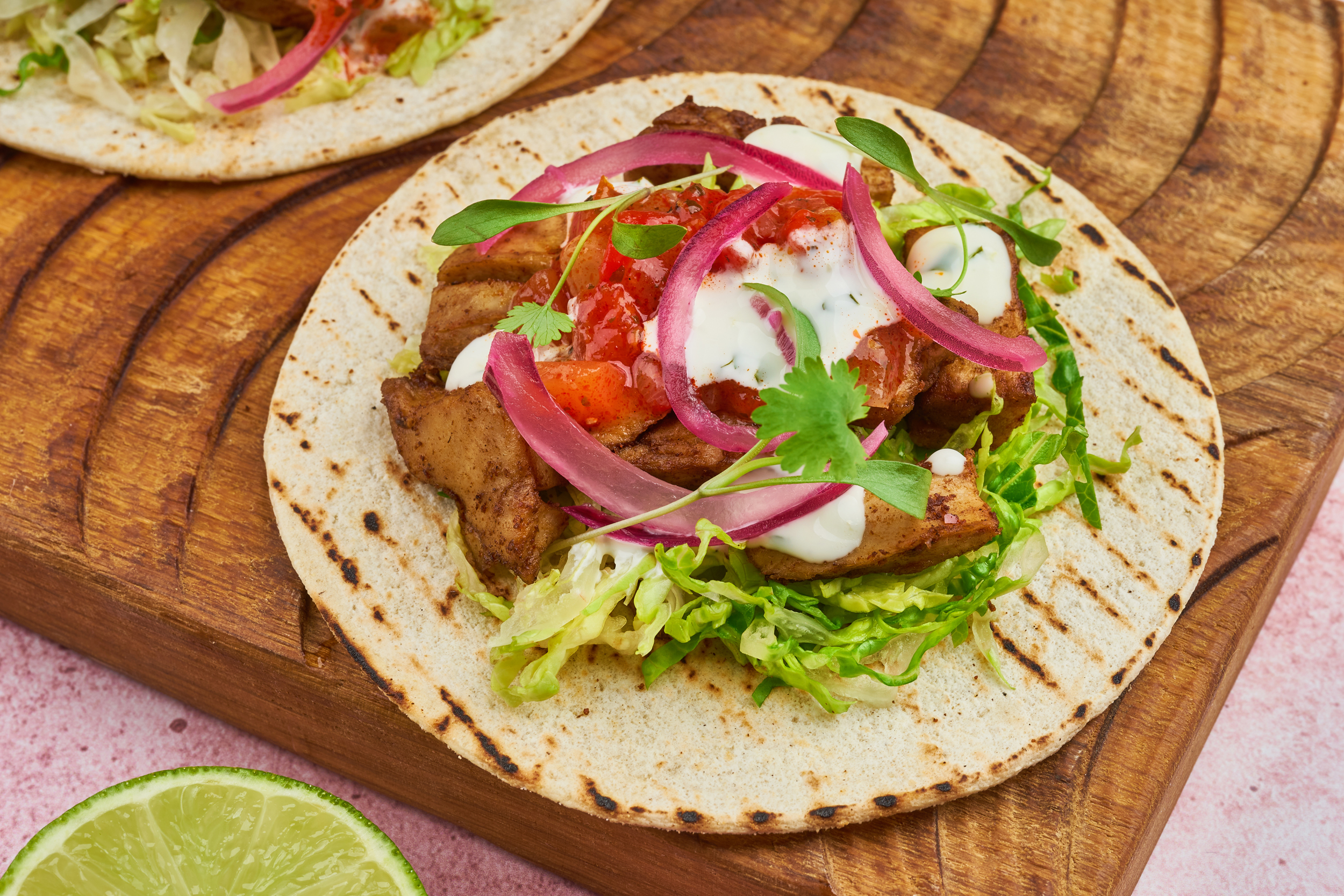 Vegan Chicken strip Mexican food_2