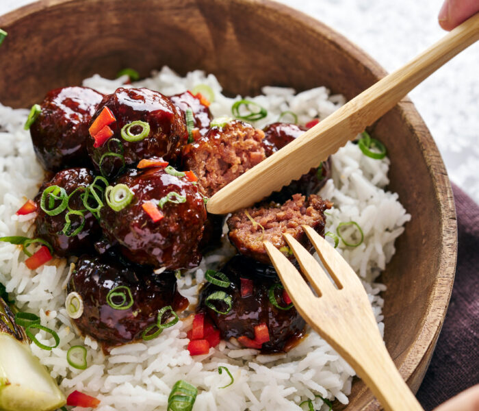 Hybrid minced meat balls
